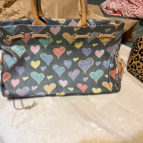 Dooney & Bourke Heart Pattern Tote - Multicolor - Picture 2 of 3